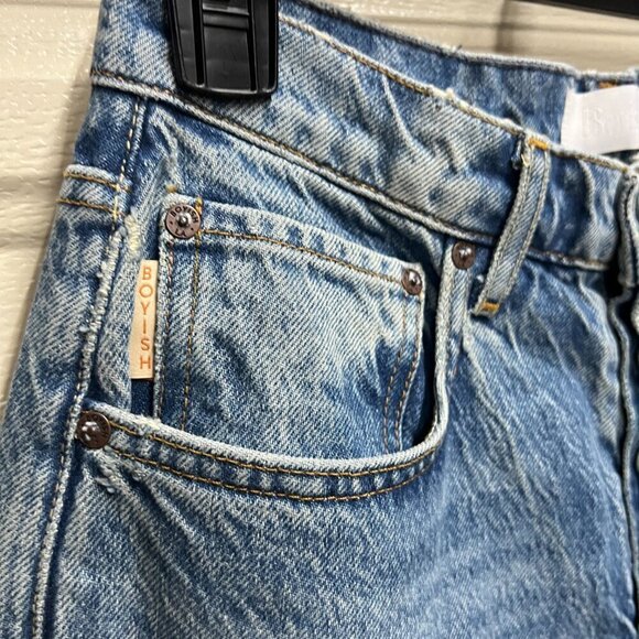 Boyish THE ZIGGY Womens Relaxed Straight Denim Rigid Sz 26 FOOTLOOSE - Picture 3 of 9